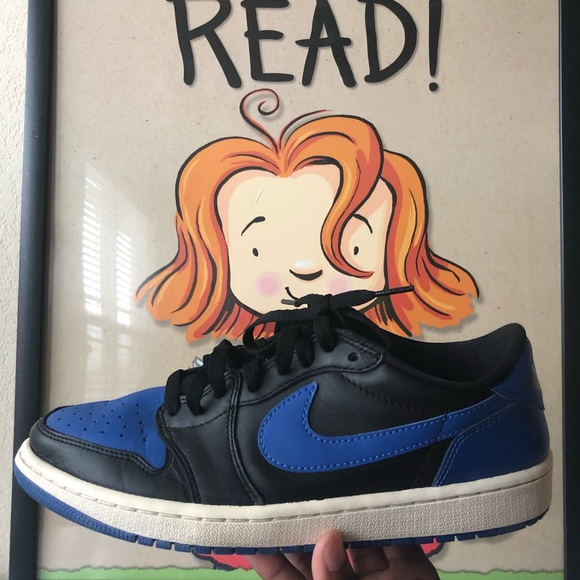 Nike Other - Nike Air Jordan 1 Size 9 Low Royal Pre-Owned